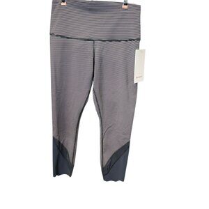 NWT Lululemon Wunder Under Crop High-Rise Roll Down Scallop Luxtreme 23" Size 10
